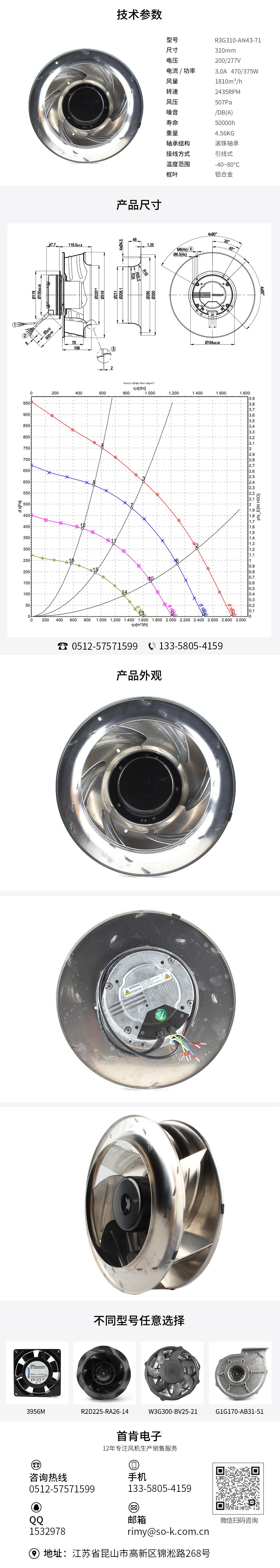 進口離心風(fēng)扇